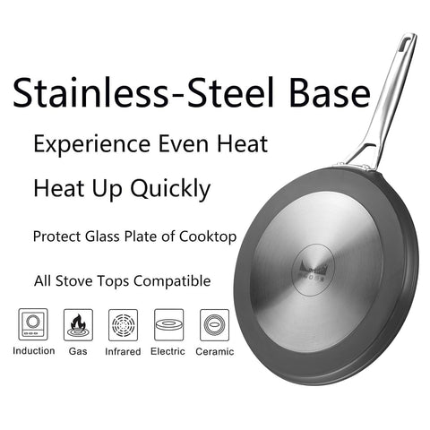 MsMk pan crepe compatible con inducción para cualquier cocina