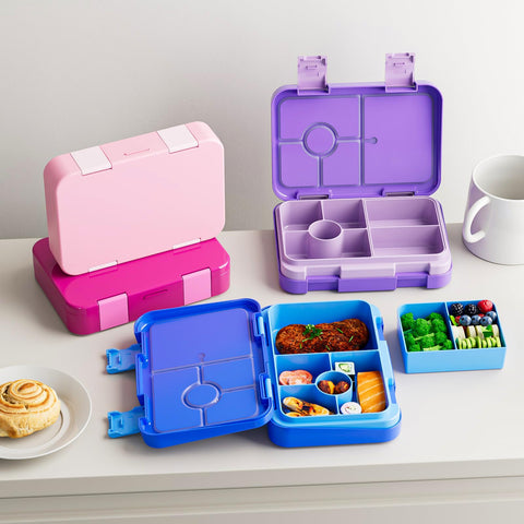 MSSWFSG Bento estilo azul escolar para expresar personalidad en la lonchera