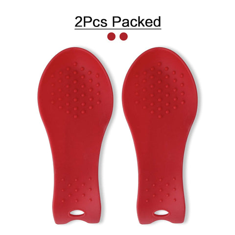MSY BIGSUNNY reposacucharas rojos, apto para lavavajillas para limpieza rápida.