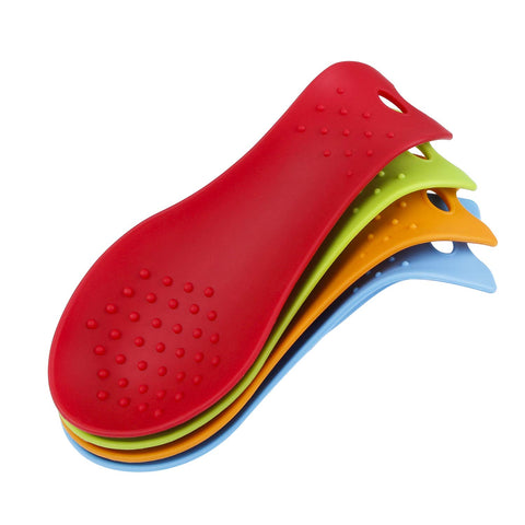 MSY BIGSUNNY reposacucharas rojos, estuche de regalo y dos piezas listas para usar.