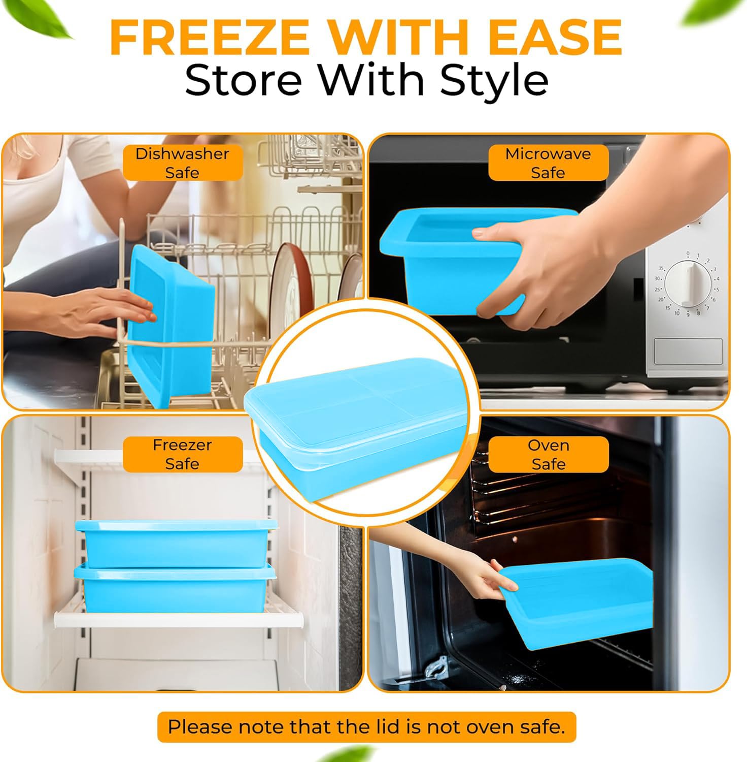 MT.BAY diseño apilable para ahorrar espacio en refrigerador y congelador