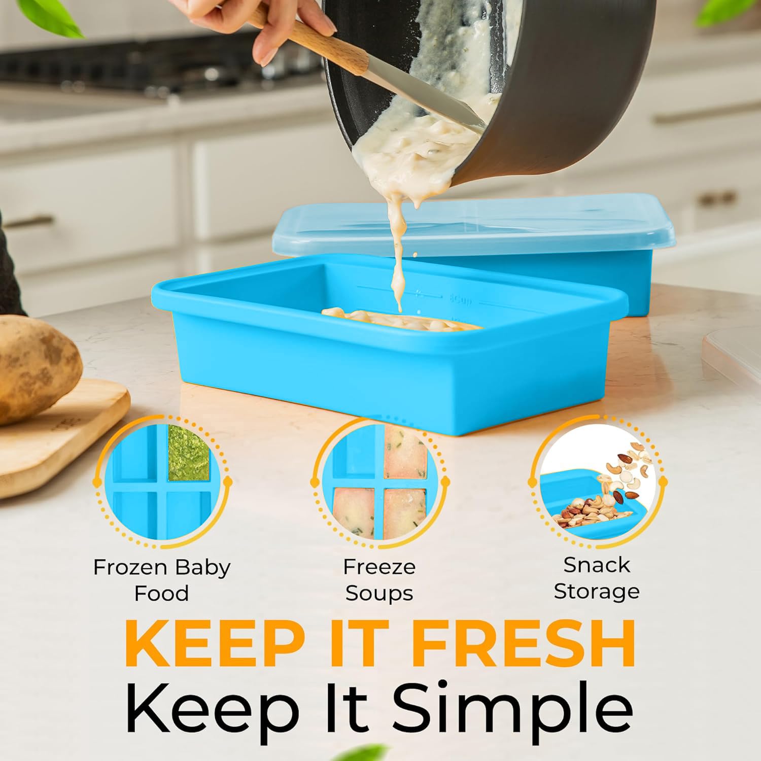 MT.BAY material sin BPA, seguro para alimentos y uso diario