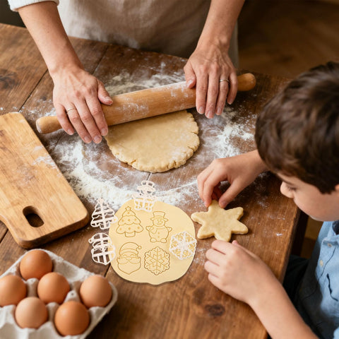 Desmolde fácil con cortadores Mtruil 3D para galletas.