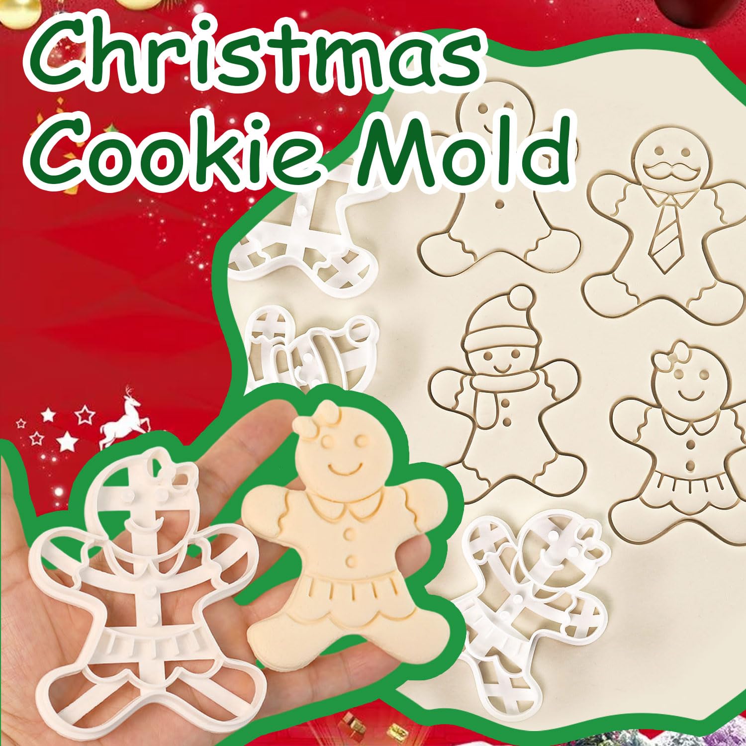 Uso multifuncional de Mtruil para galletas, pan de jengibre y fondant