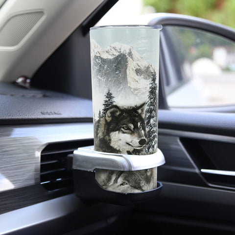 Muanns Wolf Tumbler, acero inoxidable 18/8, libre de BPA para bebidas seguras