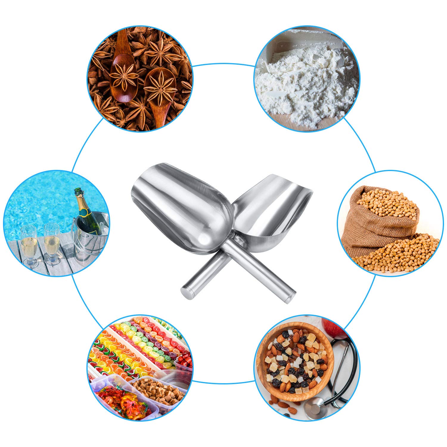 Perfectas para porciones pequeñas en bares, buffets y reuniones.
