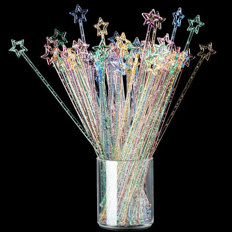 Palitos Mudder remolino cristal 100 unidades, útil para mezclar bebidas en casa.
