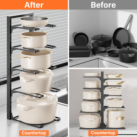 Organización de la cocina bajo la alacena, optimiza encimeras y cajones.