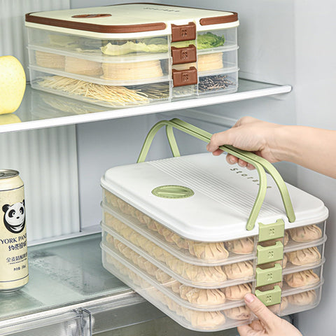 MueJah caja de cuatro niveles con tapa protectora