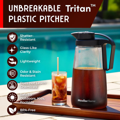 MUELLER HOME tapa ajustable para controlar la intensidad de la infusión