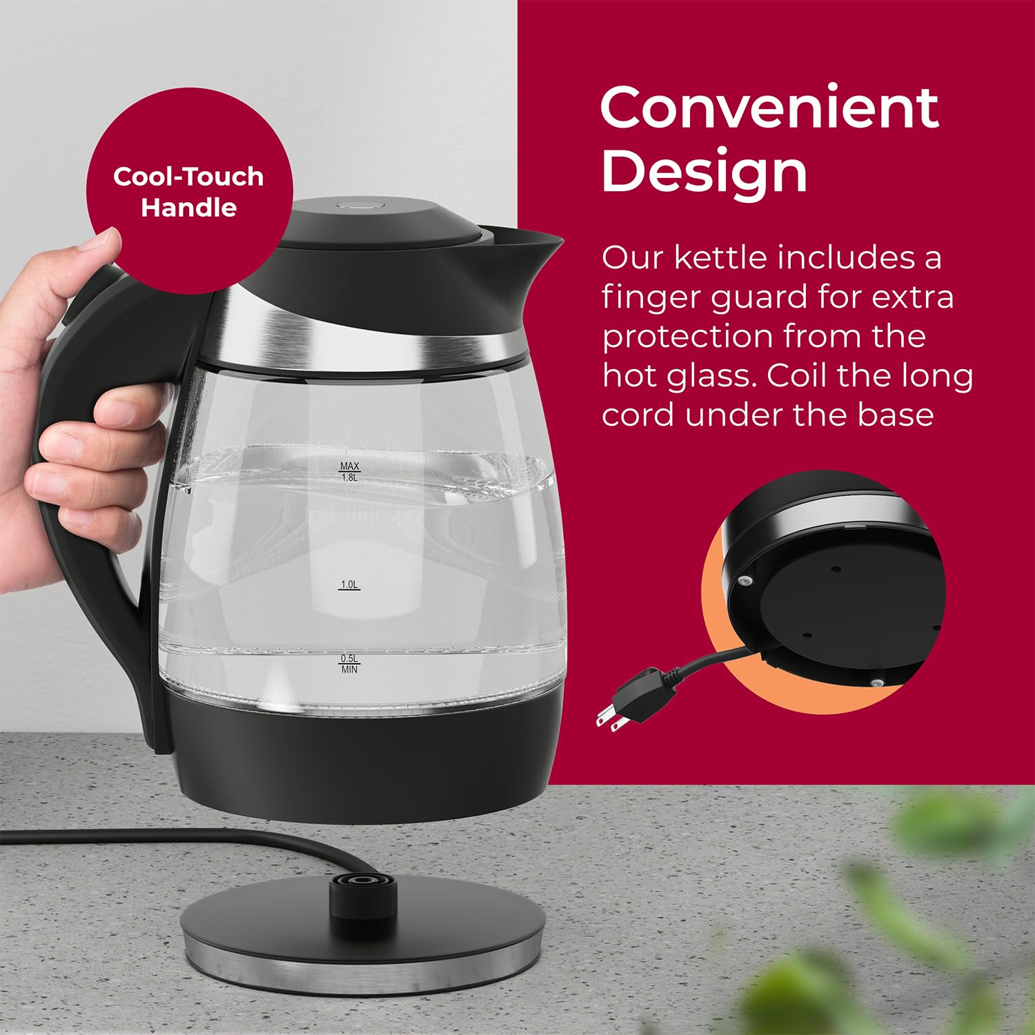 Uso práctico en casa con Mueller Living para té o sopas