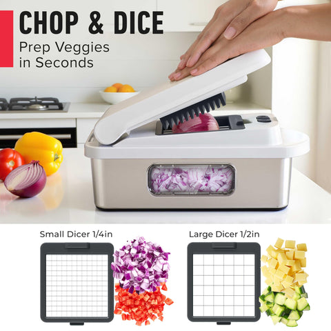 Mueller Pro-Series 10-in-1 contenedor de alimentos para organizar ingredientes