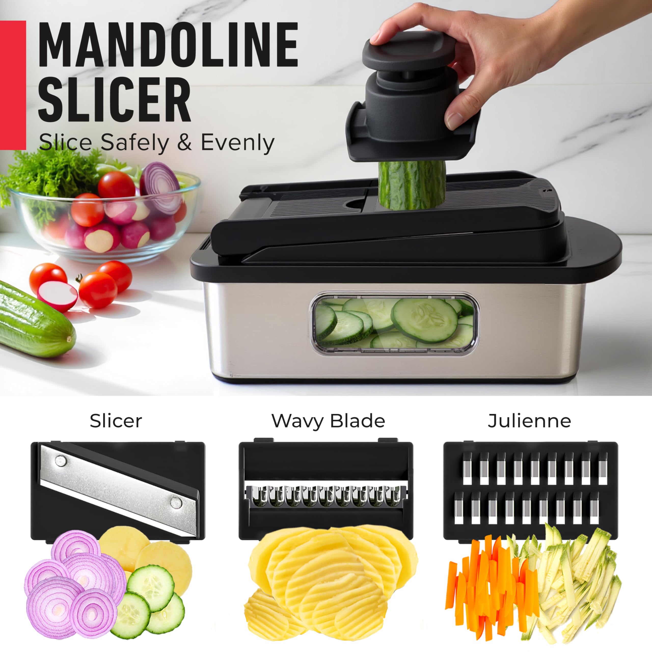 Mueller Pro-Series ahorro de espacio en la cocina.
