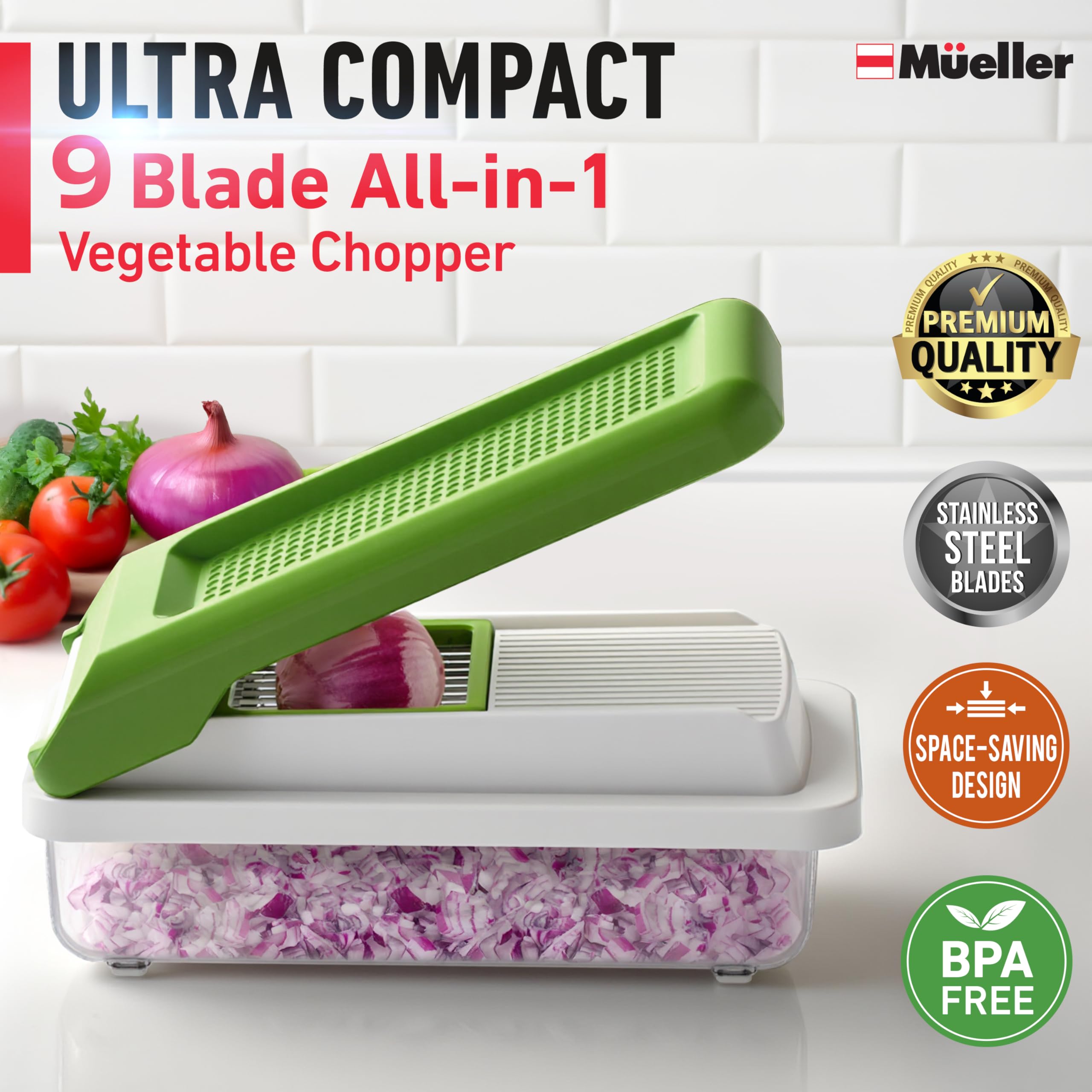 Mueller rallador de queso ideal para gratinar y toppings