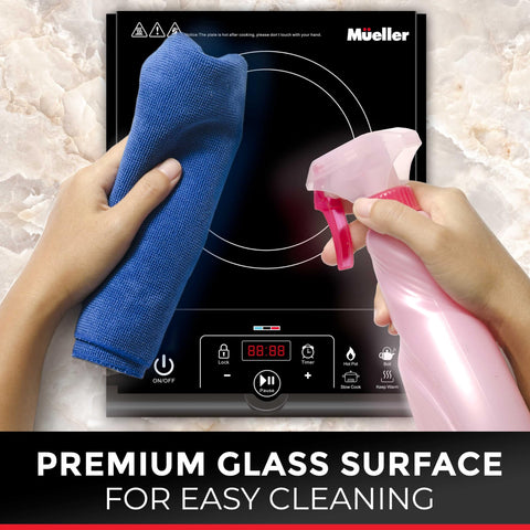 Mueller RapidTherm bloqueo para niños y apagado automático