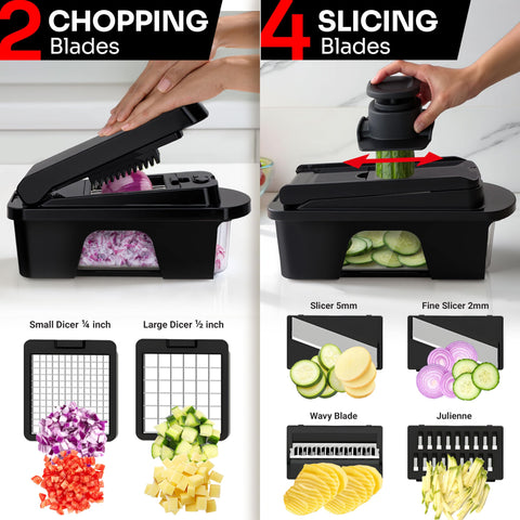 Mueller Ultimate contenedor-alimentos para sujetar y cortar con seguridad
