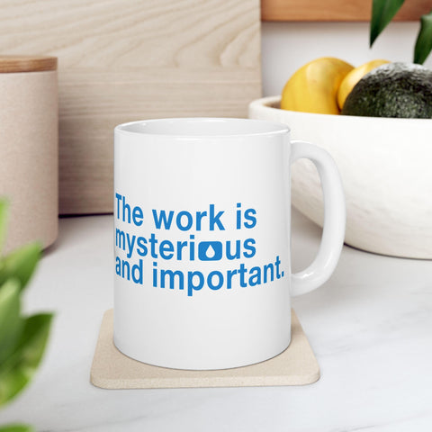 Regalo de oficina MugBros Severance, ideal para fans de ciencia ficción.