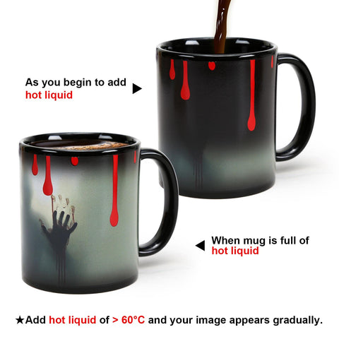 Taza Mugkiss cerámica, lavado a mano recomendado