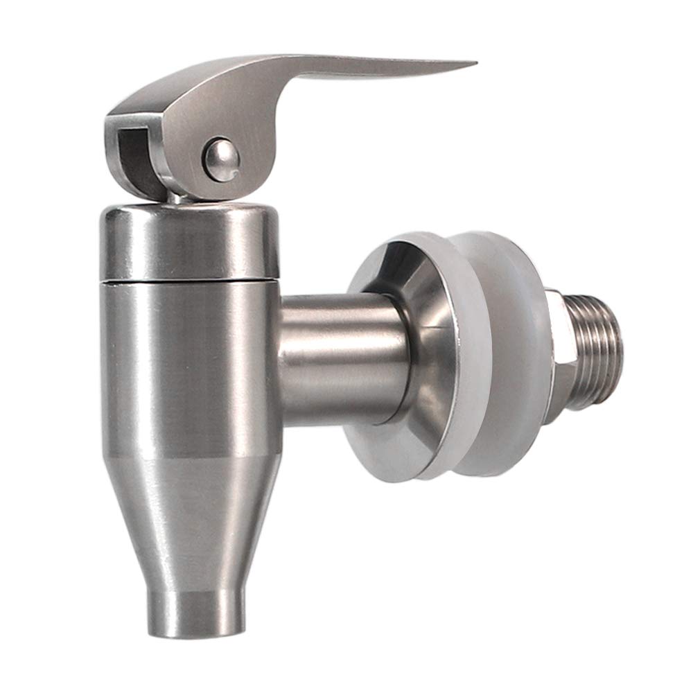 MUGLIO grifo dispensador en acero inoxidable, flujo suave para bebidas.