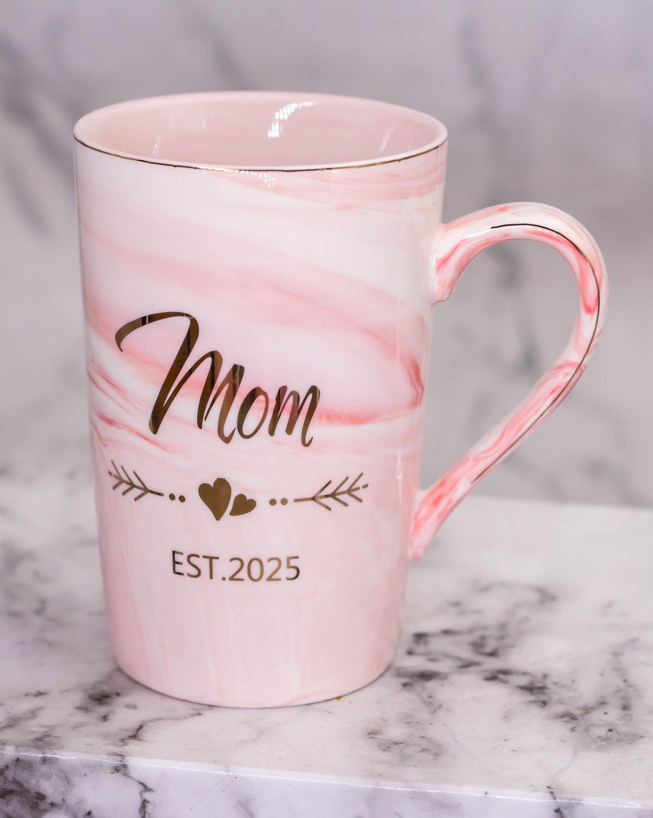 Regalo Mugpie marble lujo, diseño elegante para baby shower y eventos especiales.