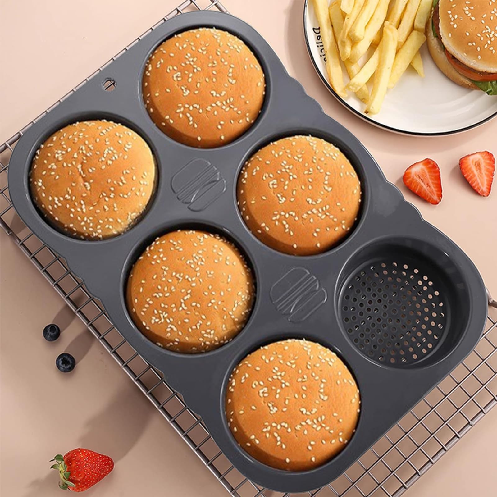 MUJUZE molde de silicona plegable para almacenamiento cómodo.