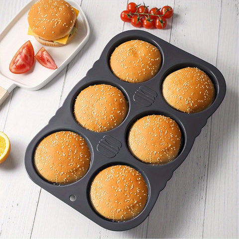 MUJUZE molde de desmolde fácil para pan de hamburguesa casero.