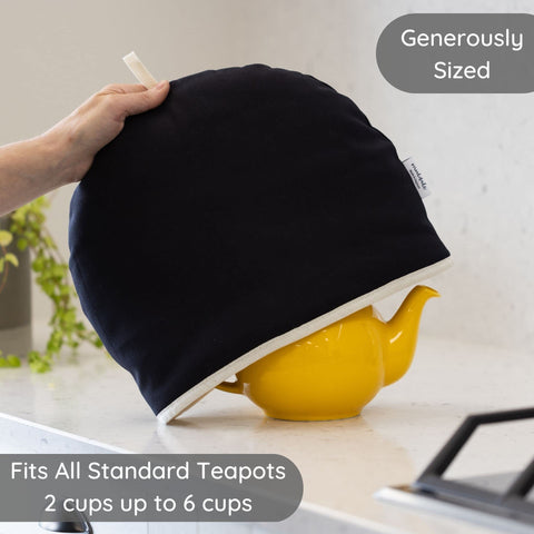 Muldale funda para tetera de algodón 100% con interior grueso para retener calor.
