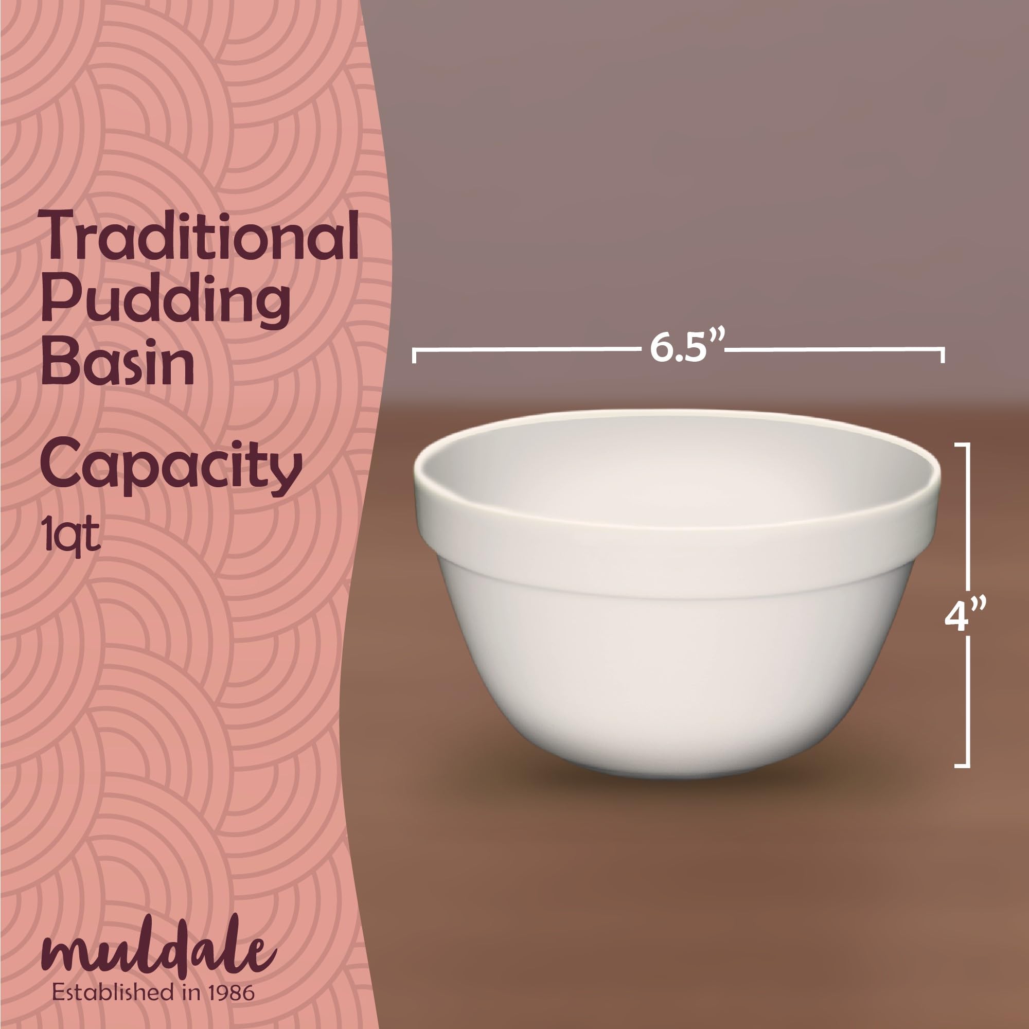 Molde cerámico Muldale 1 litro, lavado fácil y limpieza rápida tras cocinar.