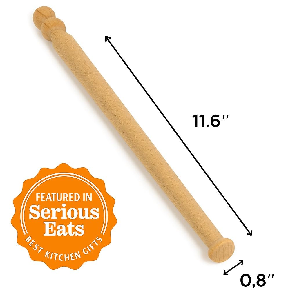 Spurtle Muldale para porridge cremosa, perfecta para desayunos reconfortantes.