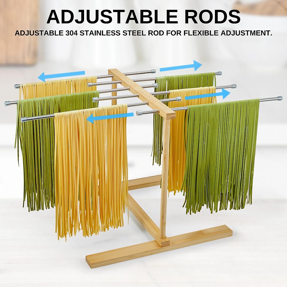 MUMSUNG brazos ajustables para secar pasta de forma eficiente.