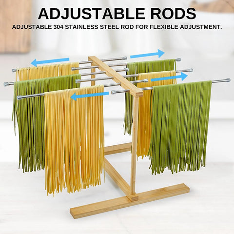 MUMSUNG brazos ajustables para secar pasta de forma eficiente.