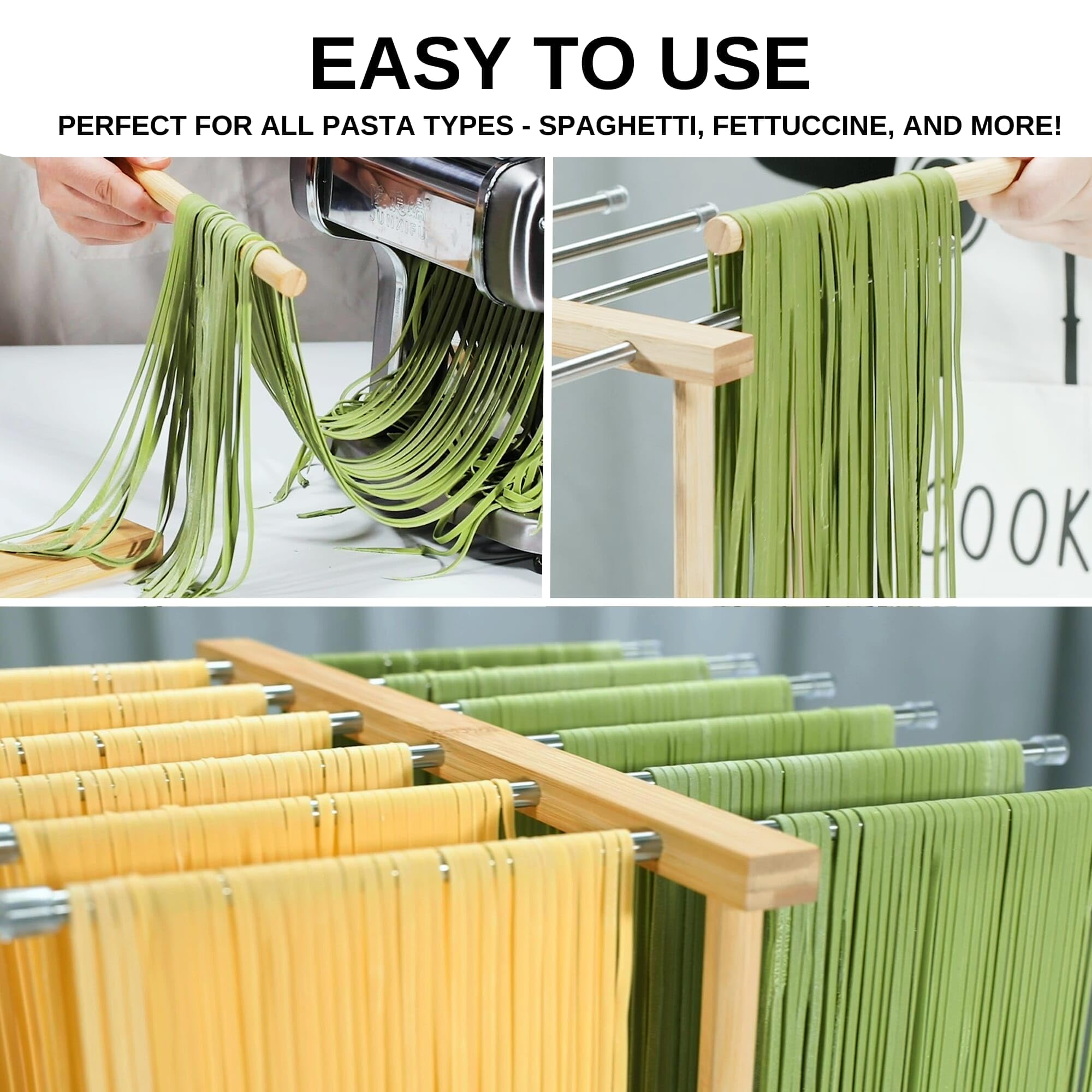 MUMSUNG alta capacidad para espagueti, fettuccine y más.