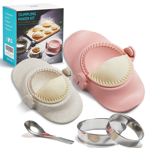 Prensa MUMSUNG para empanadas con sello uniforme y bordes definidos.