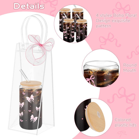 Bolsas transparentes Mumufy para regalo, 8 unidades elegantes