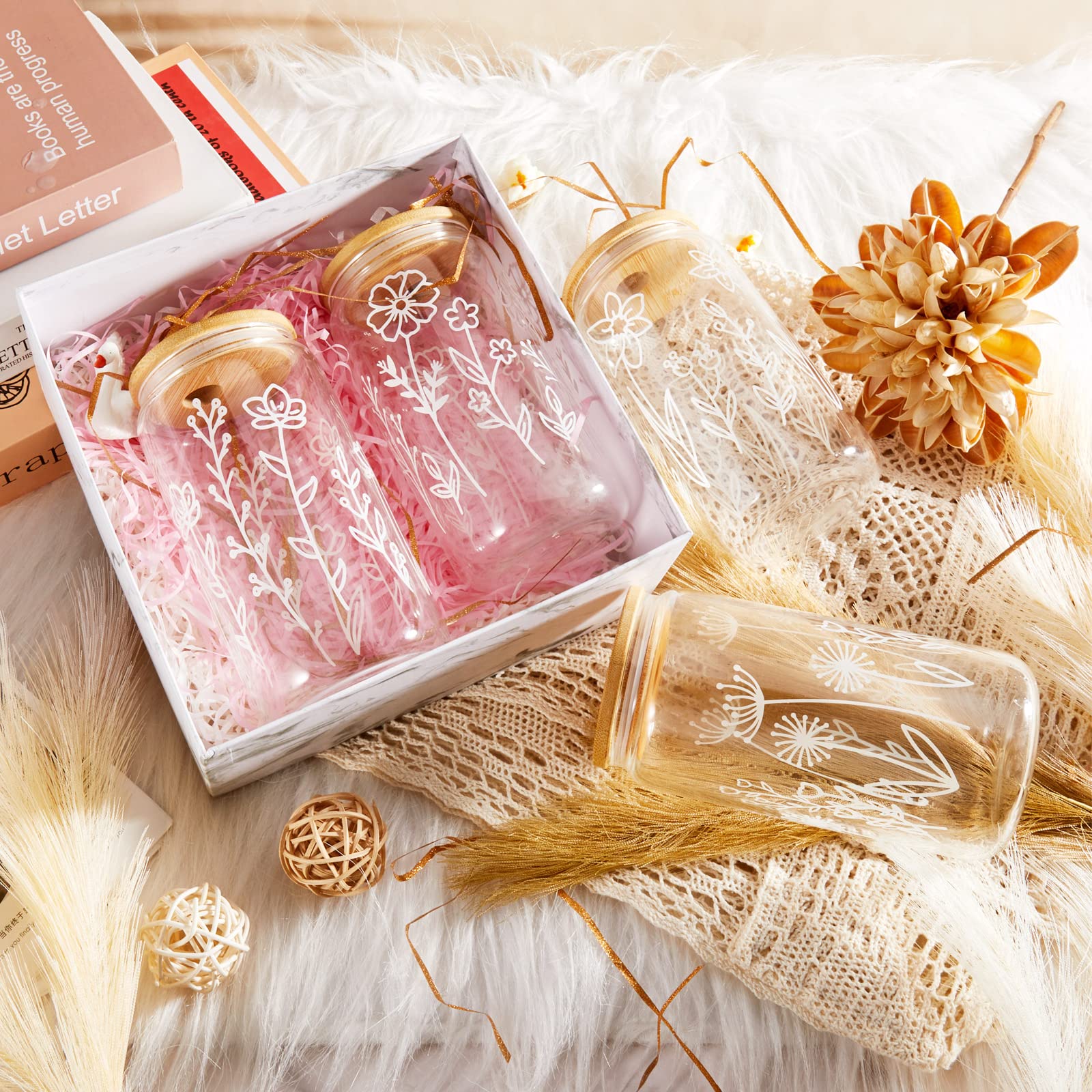 Caja regalo Mumufy bohemio floral, idea perfecta para sorpresas.