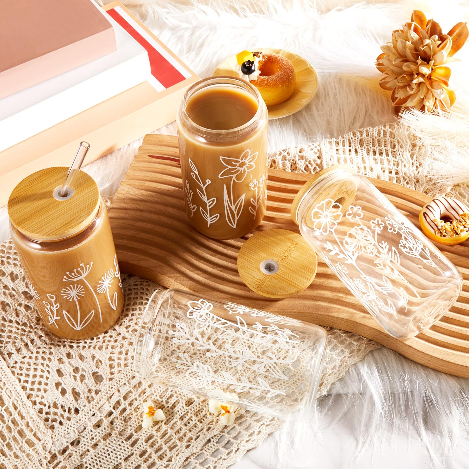 Detalle del cristal liso Mumufy, claridad agradable al tacto.