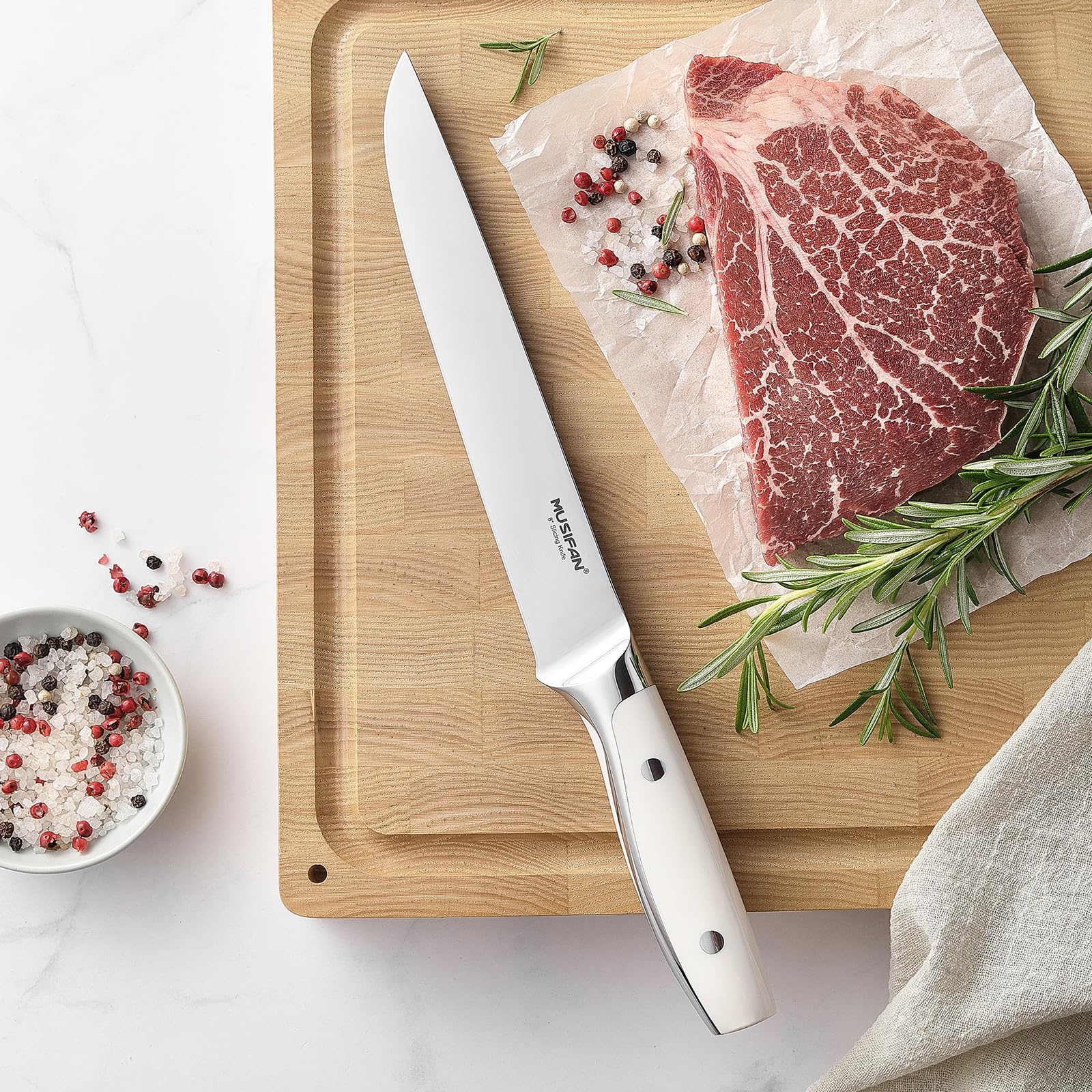 Cuchillos Musifan de acero inoxidable alto carbono para uso diario en la cocina