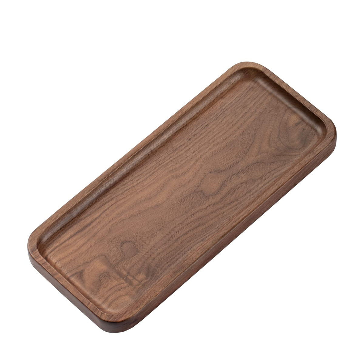 Bandeja Muso Wood de nogal natural para servir aperitivos con estilo