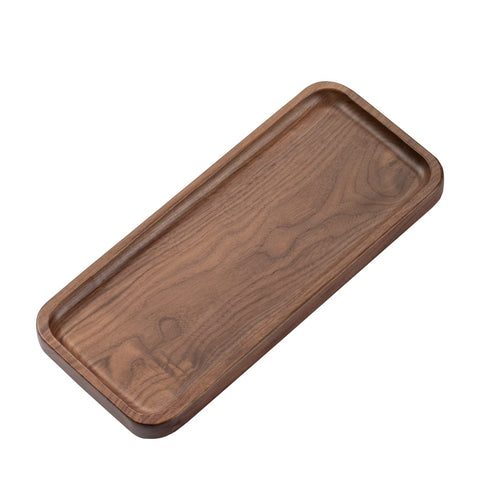 Bandeja Muso Wood de nogal natural para servir aperitivos con estilo