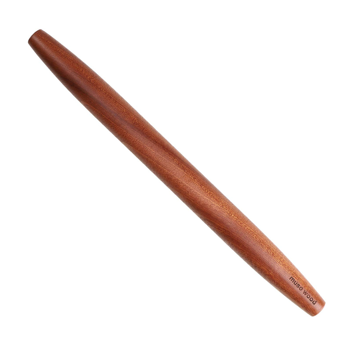 Rodillo francés Muso Wood de sapele, 40 cm para masa uniforme.