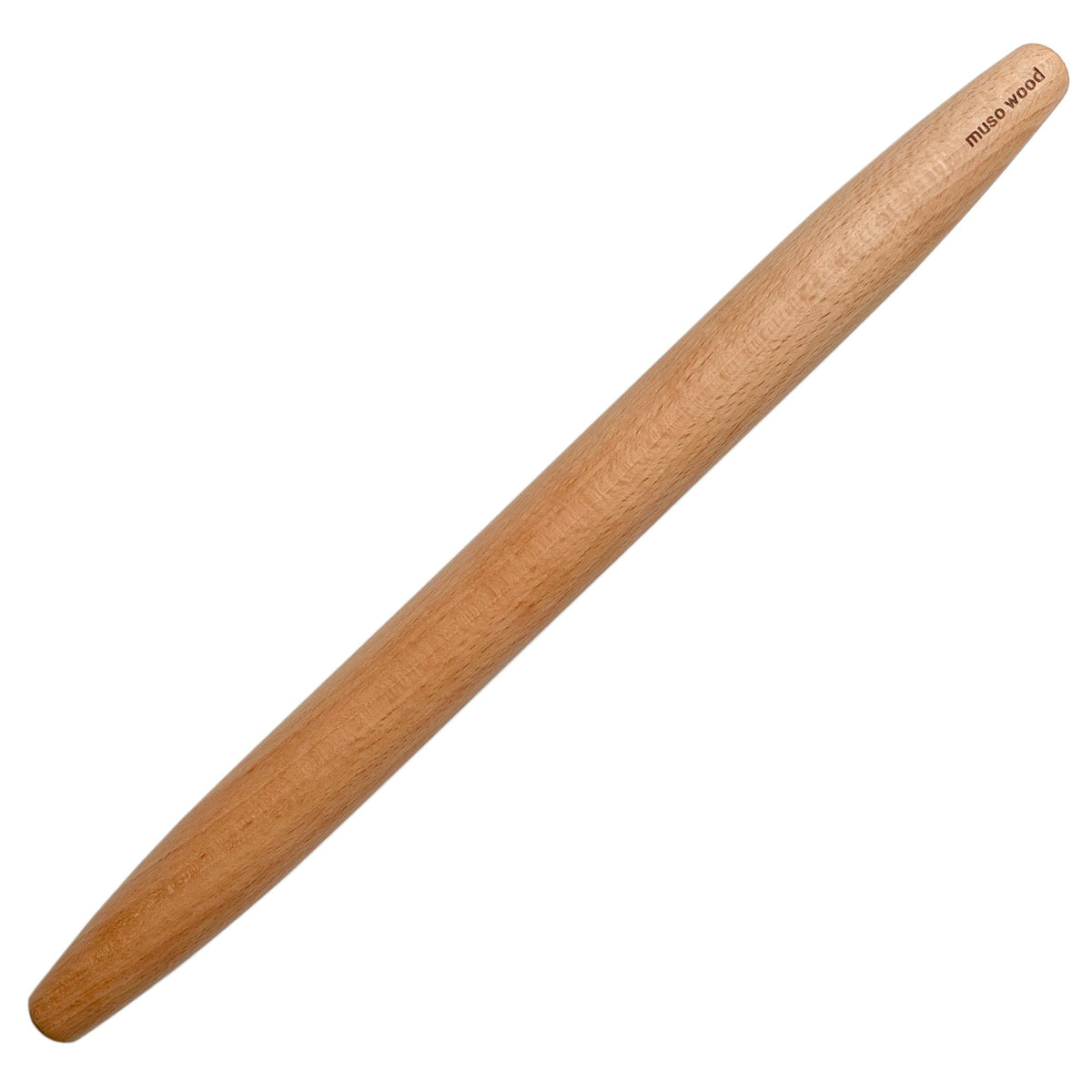 Musowood rodillo francés de madera vista completa para hornear con control de grosor
