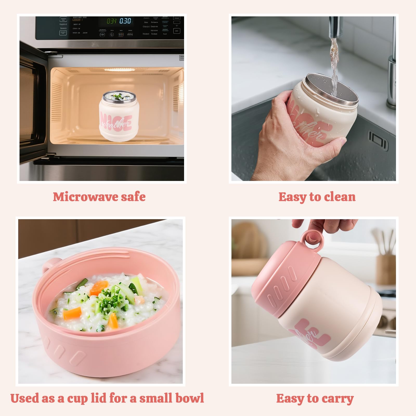 Muswarm capacidad 20oz, ideal para porciones o comidas completas.
