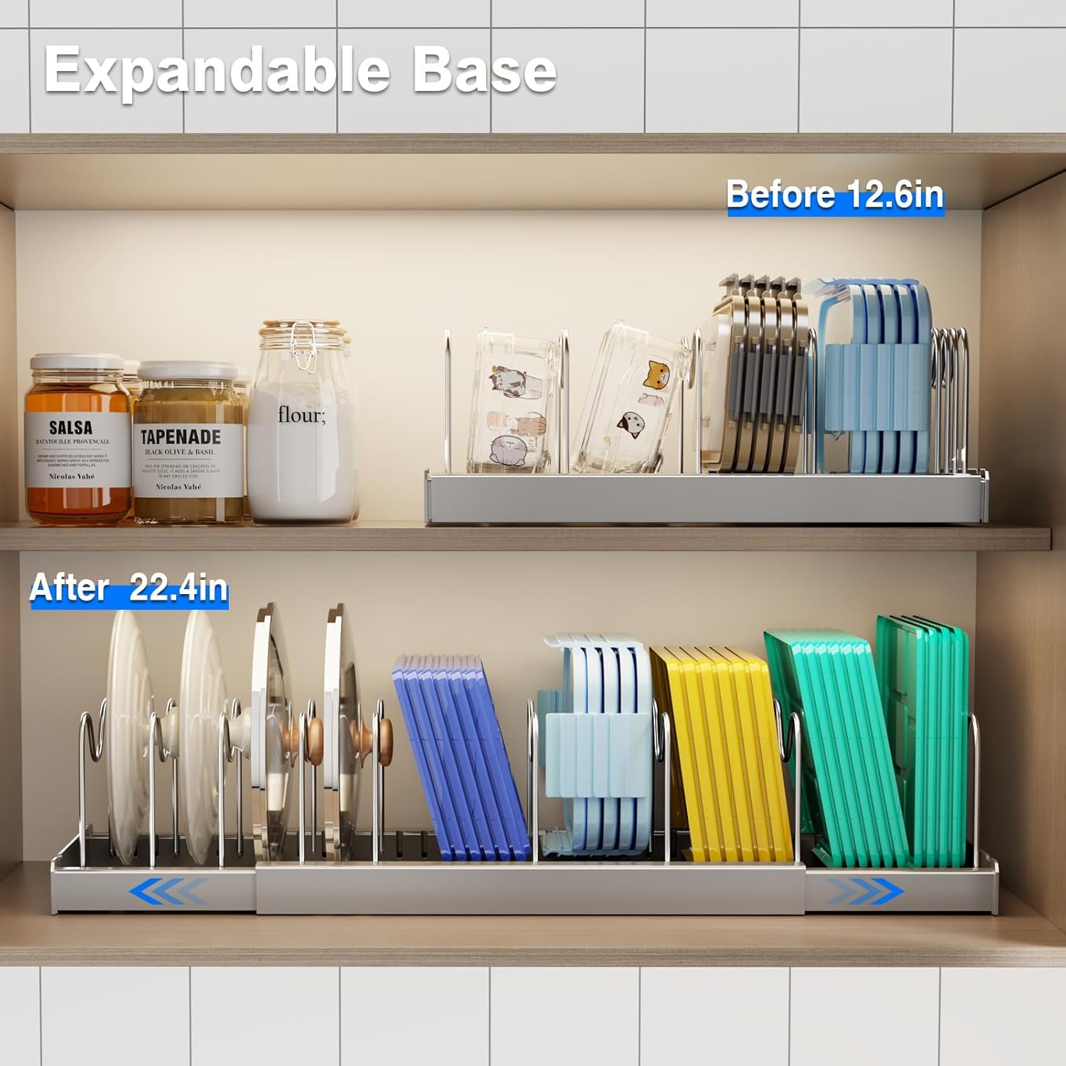Mustorn base de ABS estable y suave que protege recubrimientos de olla.