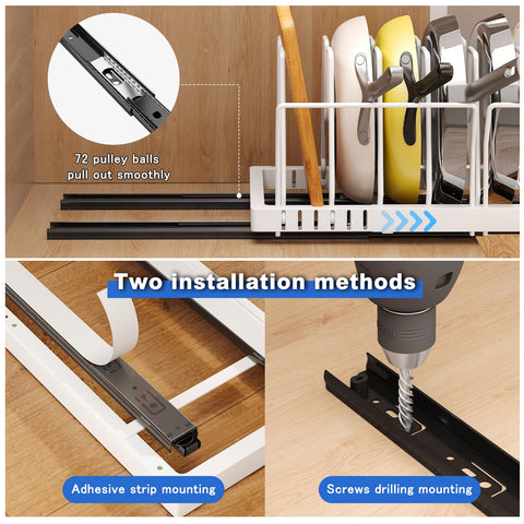 Mustorn instalación con adhesivo o tornillos para flexibilidad