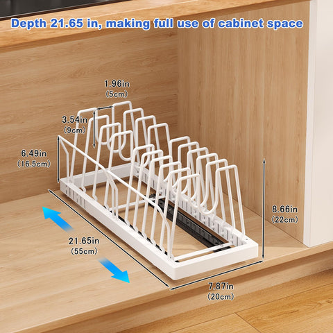 Mustorn gran capacidad para tapas, ollas y tablas