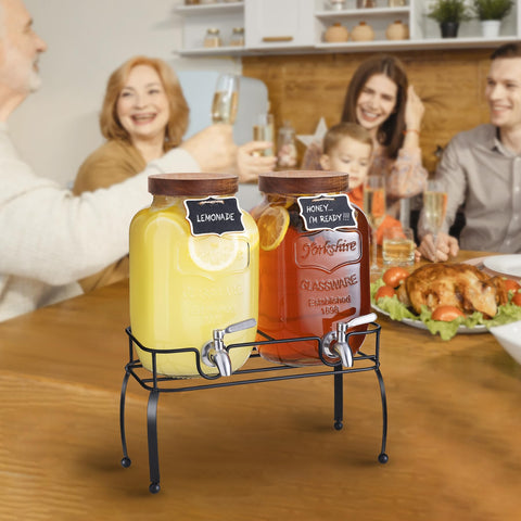 Mustry dispensador para bebidas para refrigerador, aprovecha espacio con eficiencia.