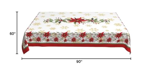 Mantel Mutakin decoración festiva, protección contra manchas sin esfuerzo.