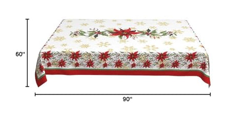 Mantel Mutakin decoración festiva, protección contra manchas sin esfuerzo.