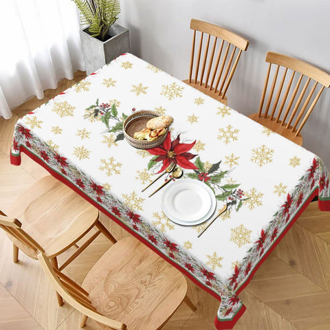 Mantel Mutakin poliester duradero, resistente al desgaste para cualquier mesa.