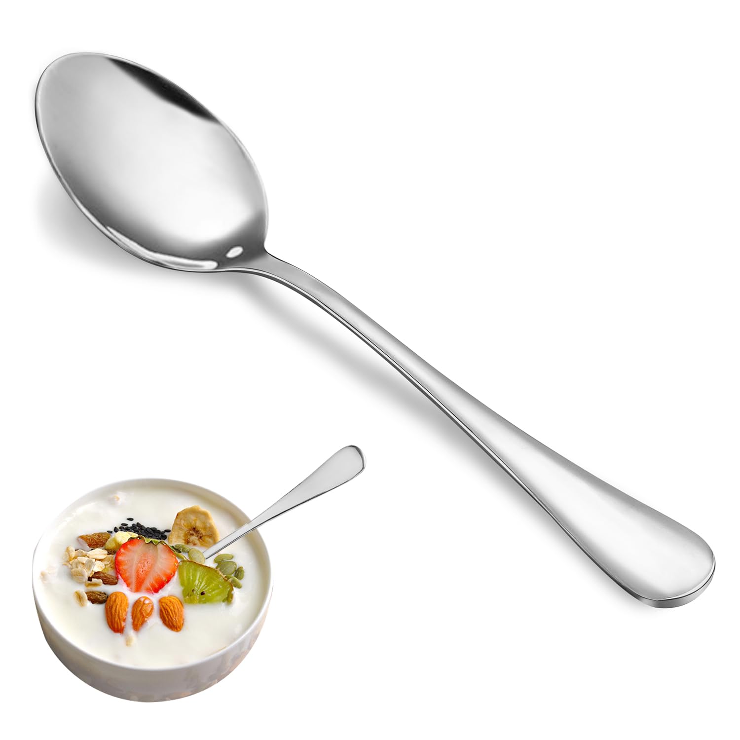SET MUTNITT 24 Cucharas té en acero inoxidable, ideal para uso diario.